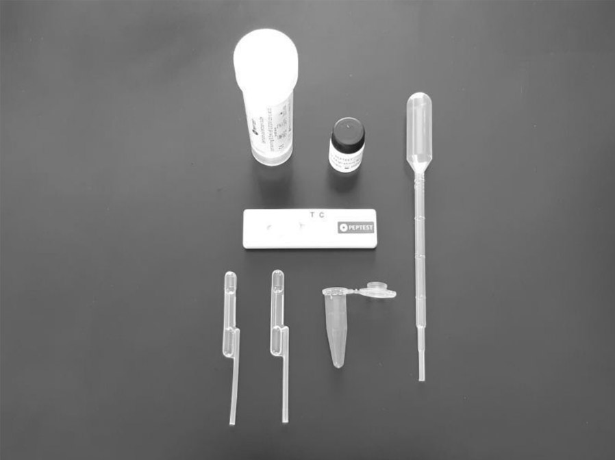 Test diagnostique Peptest — application
