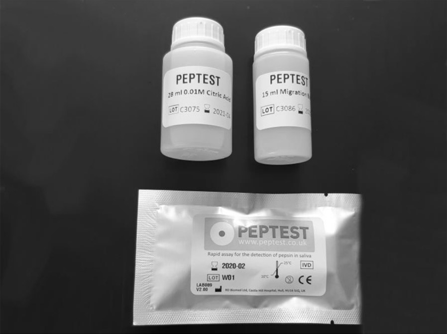 Test diagnostique Peptest — application
